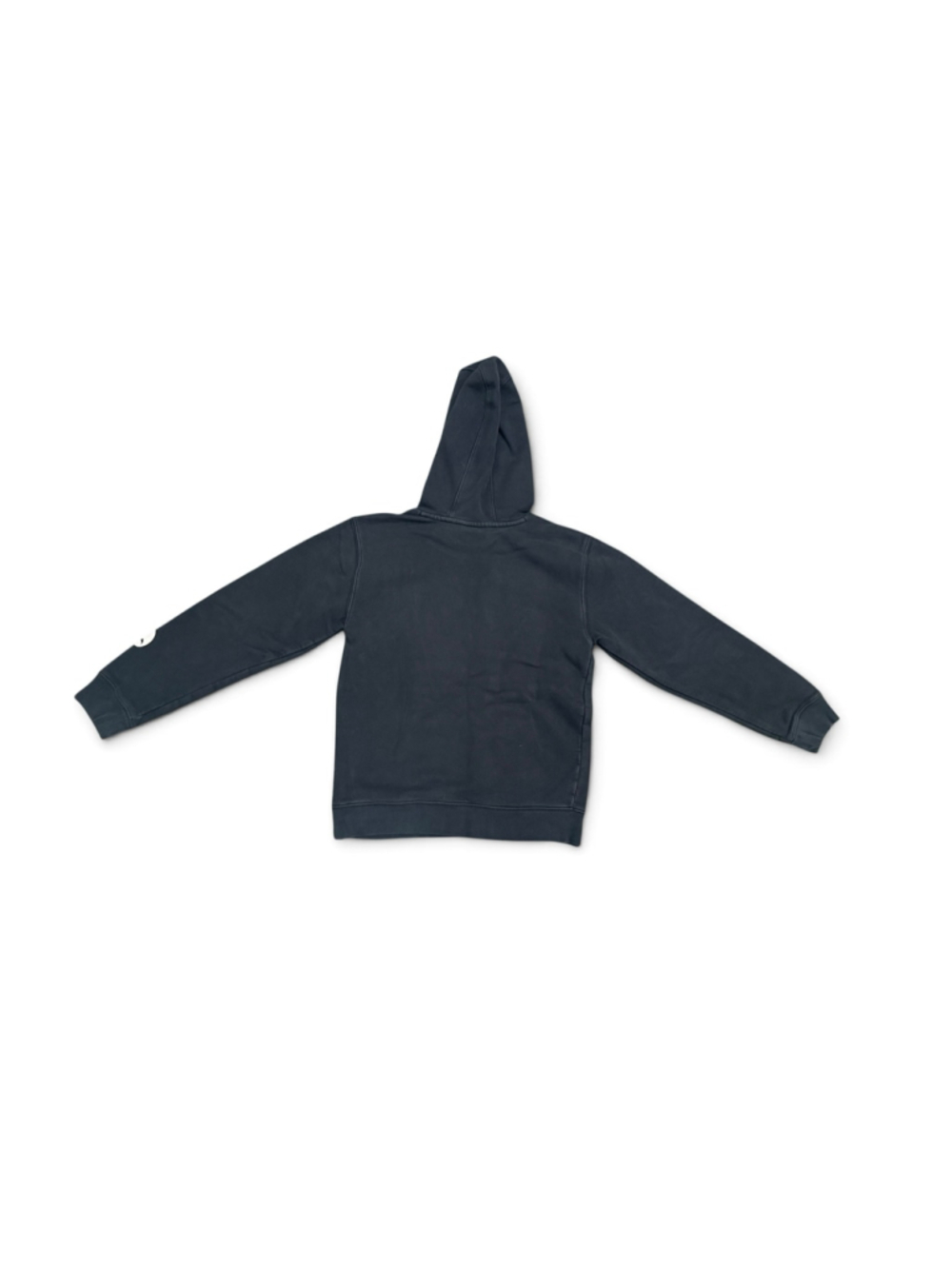 Carhartt Youth Black Pullover Hoodie Spellout Sleeve Logo Sweatshirt Sz L 14-16 - Picture 6 of 7